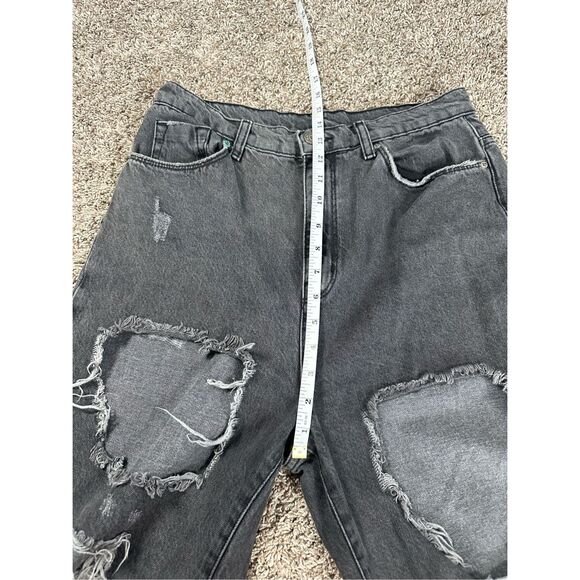 BDG Urban Outfitters Mom Jeans High Rise Distressed Ripped Gray Women’s Size 28 - Picture 9 of 14